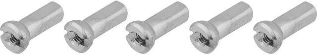 Leader J-Bend Speichen + Nippel - 5 Stück - schwarz/298 mm