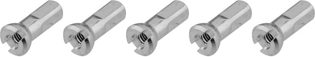 Leader J-Bend Speichen + Nippel - 5 Stück - silber/298 mm