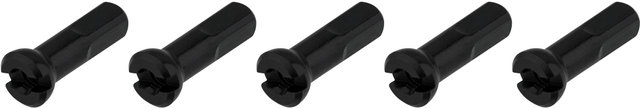 Polyax Aluminium-Nippel - 5 Stück - schwarz/14 mm