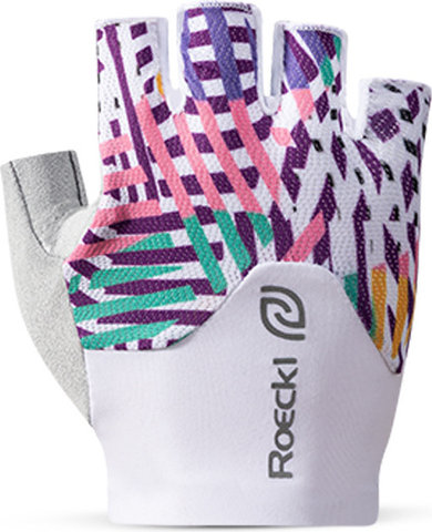 Roeckl Deleni 2 Halbfinger-Handschuhe Damen - white-multi | XS | 6