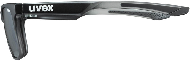LGL 42 Sports Glasses - black-transparent/mirror silver