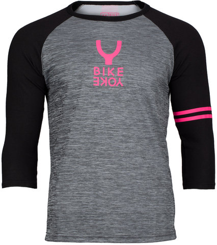 BikeYoke Riders Jersey Shirt - grey-pink/M