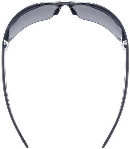 uvex Lunettes de Sport sportstyle 204 - black-white/mirror silver