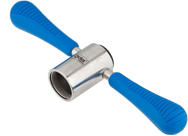 Halter für Doppelfräser - blau-silber-schwarz/universal