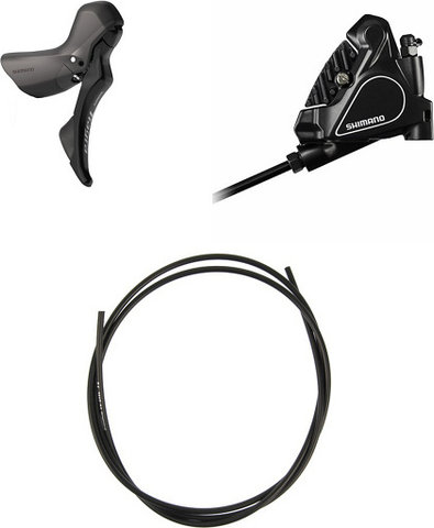 Shimano Tiagra ST-R4020+BR-RS405 Scheibenbremse - schwarz | rechts (seitenspezifisch) | Hinterrad
