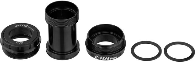 C-BEAR Boîtier de Pédalier T47 SRAM DUB Race - noir/T47