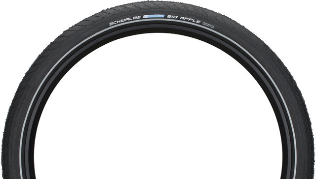 Schwalbe Cubierta de alambre Big Apple Performance 28" - negro-reflejante/28x2,35