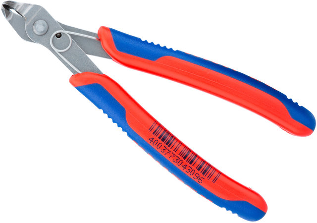 Knipex Alicates Electronic Super Knips® con ángulo de 60° - rojo-azul/125 mm