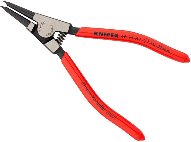 Knipex Alicates para anillos de bloqueo exteriores - rojo/10-25 mm