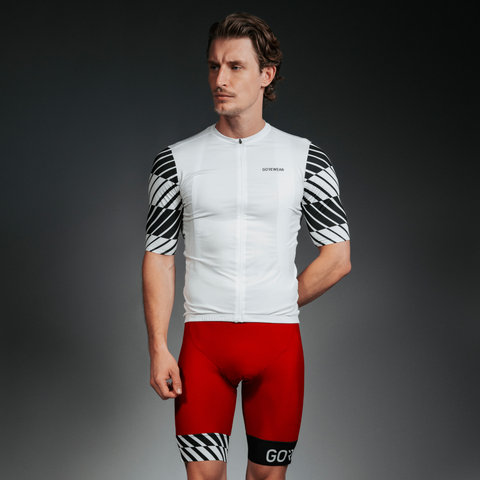 GORE Wear Maillot Optique Swiftride - tech beige-utility red/M