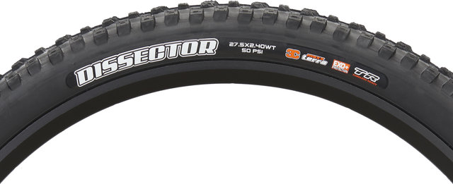 Maxxis Cubierta plegable Dissector 3C MaxxTerra EXO+ WT TR 27,5" - negro/27.5 /61 /61-584/2.4 