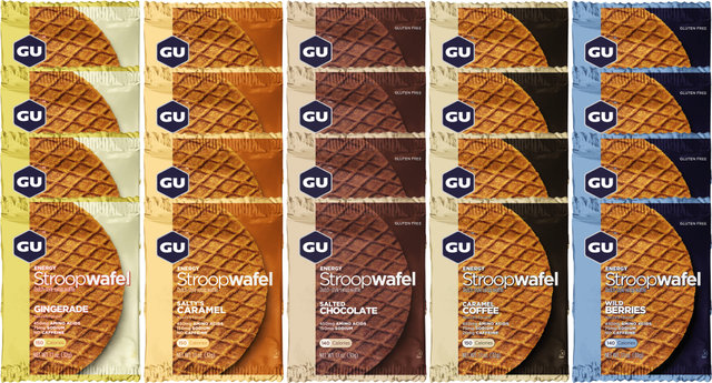 GU Energy Labs Stroopwafel energético - 20 unidades - mix 2