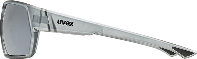 uvex sportstyle 238 sports glasses - smoke matt/mirror silver