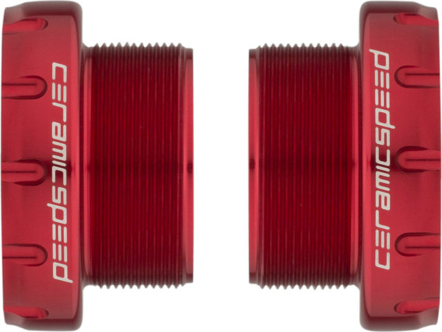 CeramicSpeed BSA 30 Coated Bottom Bracket - red/BSA