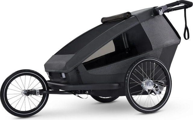 Croozer Jogger Set for Kid Two-Seaters Yuuna, Vaaya & Keeke - black