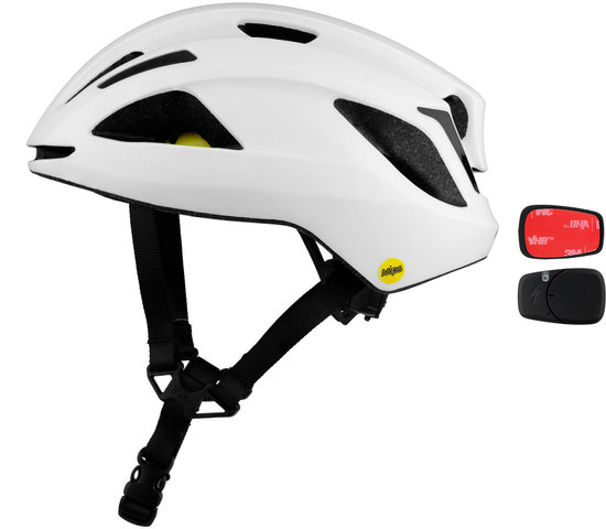 Specialized Align II MIPS Helmet ANGi Crash Bundle - satin white/56 - 60 cm