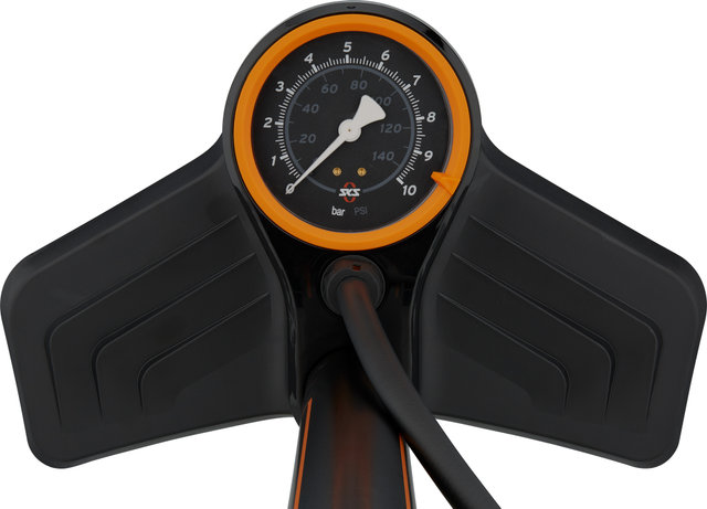 SKS Pompe à Vélo Airkompressor 10.0 - noir-orange