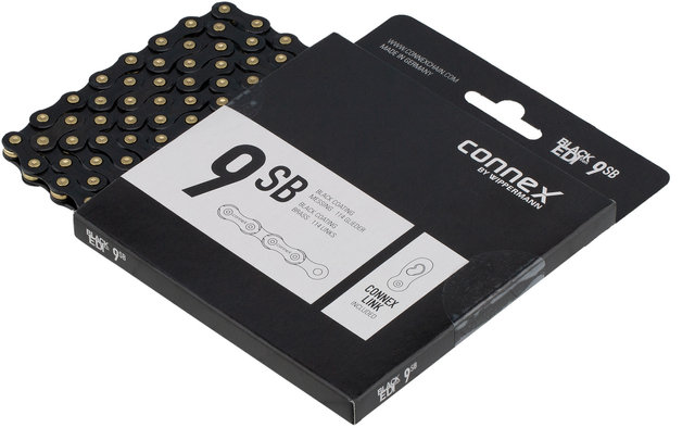 Connex Cadena 9SB Black Edition 9 velocidades - negro-dorado/9 velocidades