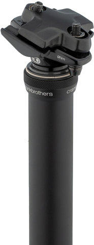 crankbrothers Tija de sillín Highline XC/Gravel de 60 mm - black/27,2 mm / 387 mm / SB 0 mm