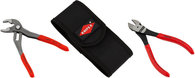 Knipex Mini Pliers Set in Tool Belt Pouch - red/universal