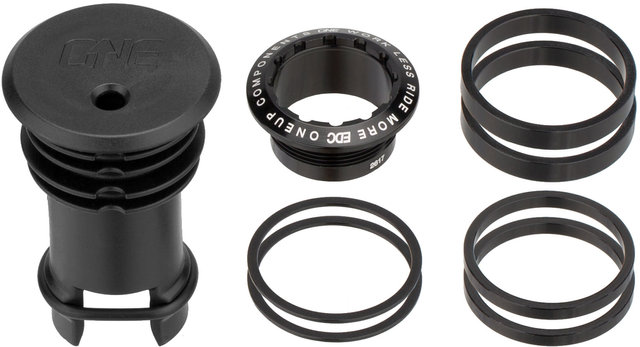 OneUp Components EDC Top Cap - black/1 1/8"