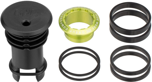 Couvercle de Jeu de Direction EDC Top Cap - green/1 1/8"