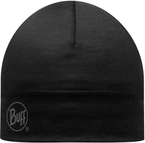 Lightweight Merino Wool Hat Helmmütze - black/unisize