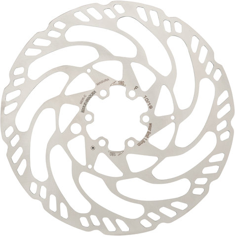 MDR-C 6-bolt Brake Rotor - silver/180 mm