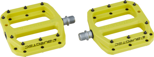 Burgtec MK4 Composite Platform Pedals - electric yellow