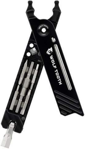 Wolf Tooth Components Pince Combinée 8-Bit Pack Pliers avec Outil Multifonctions - black-black/universal