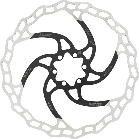 GALFER Fixed Disc Wave 1,8 mm MTB 6-Loch Bremsscheibe - silver-black/203 mm