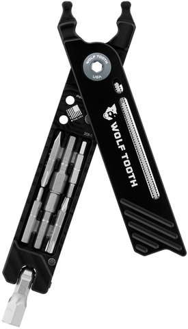 Wolf Tooth Components Alicates 8-Bit Pack Pliers con herramienta multiusos - black-gunmetal/universal