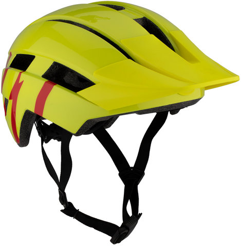 Bell Casque pour Enfants Sidetrack II MIPS - hi-viz-red/50 - 57 cm