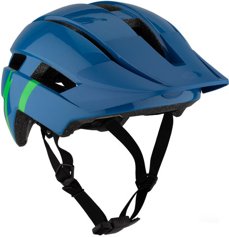 Bell Sidetrack II MIPS Kinderhelm - strike gloss blue-green/50 - 57 cm