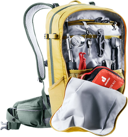 Flyt 14 Protektorenrucksack - turmeric-ivy/14 Liter