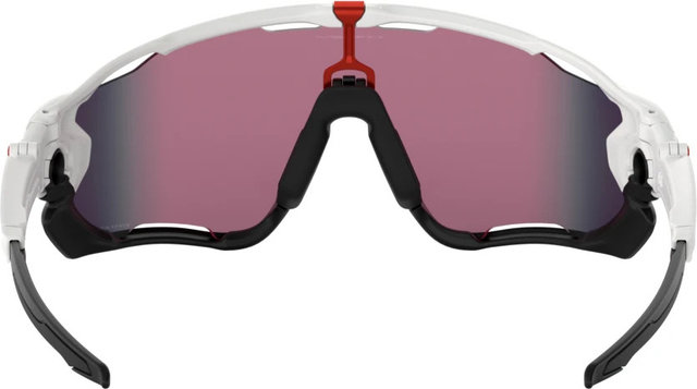 Oakley Jawbreaker Brille - polished white | prizm road