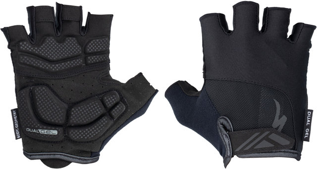 Body Geometry Dual Gel Half-Finger Gloves - black/M