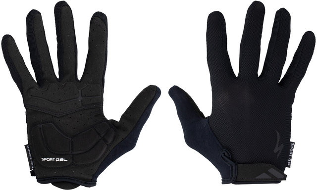 Specialized Body Geometry Sport Gel Full Finger Gloves - black/M