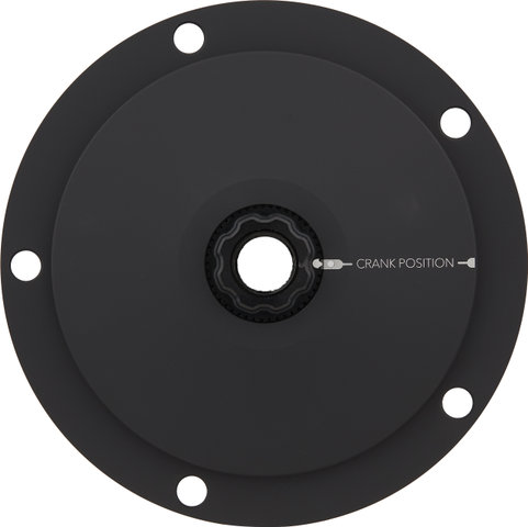 Rotor Axe de Pédalier ALDHU Track 30 mm + Étoile 144 x 5 Track Spider Set - noir