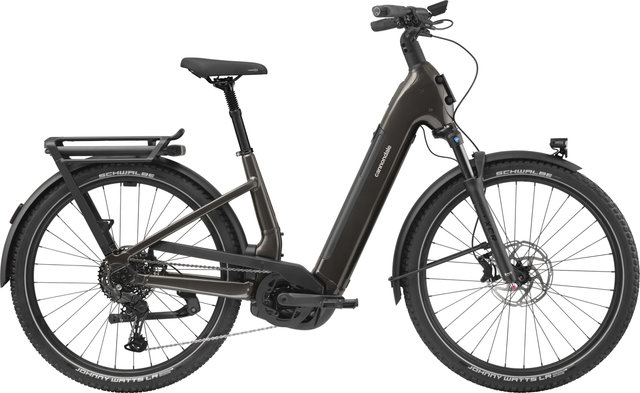 Cannondale Tesoro 1 Bicicleta eléctrica de trekking con paso bajo - black/44 /27,5" (650B)/M