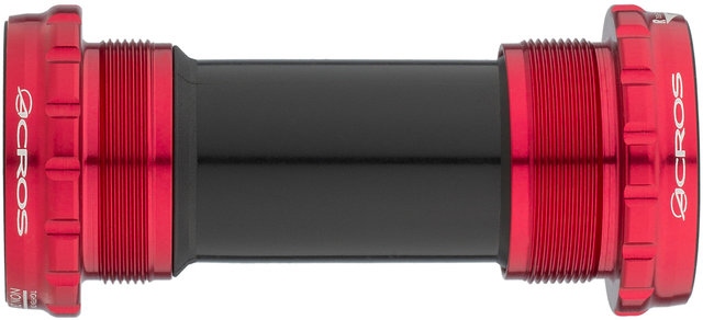 Acros Boîtier de Pédalier BSA Hollowtech II - rouge/BSA