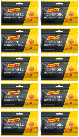 Gommes PowerGel Shots - 10 sachets - orange/600 g