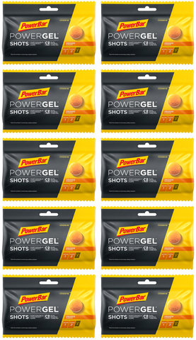 Powerbar Gommes PowerGel Shots - 10 sachets - orange/600 g