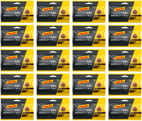 Powerbar PowerGel Shots Caramelos de goma - 20 bolsitas - cola - caffeine/1200 g