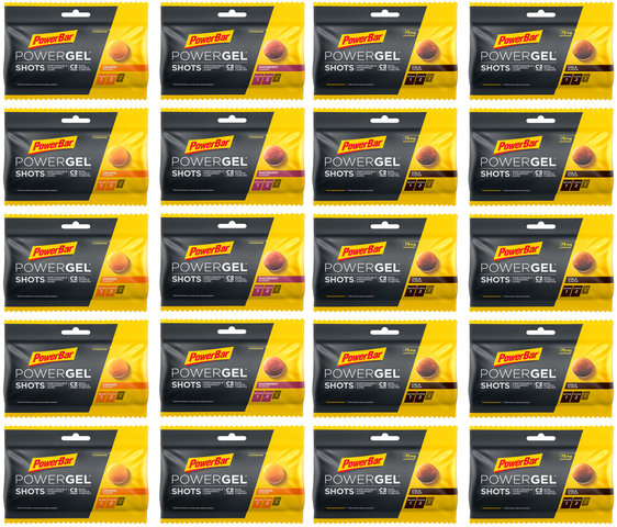 Powerbar Gommes PowerGel Shots - 20 sachets - mixte/1200 g