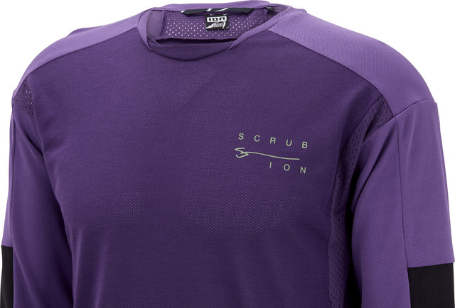 ION Maillot Scrub AMP L/S 3/4 BAT - dark purple/M