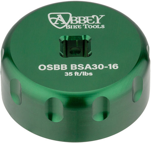 Bottom Bracket Socket Single Sided Innenlagerwerkzeug für BSA30-16 - green/universal