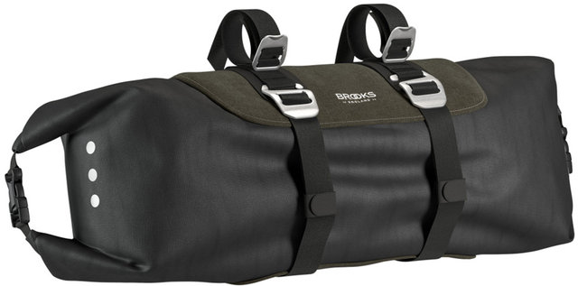 Scape Handlebar Roll - mud green/12 litres