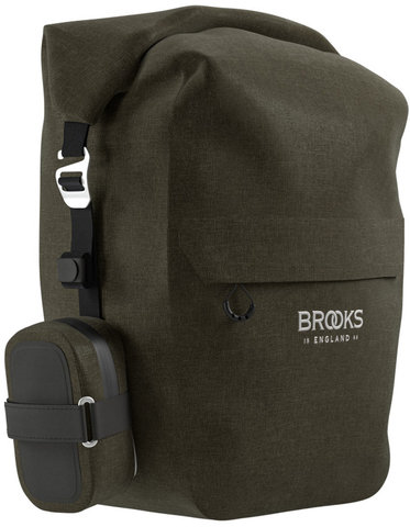 Brooks Correa de portaequipajes Scape Pannier Large - mud green/22 litros