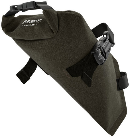 Brooks Bolsa de sillín BoScape Saddle Roll Bag - mud green/1,5 litros